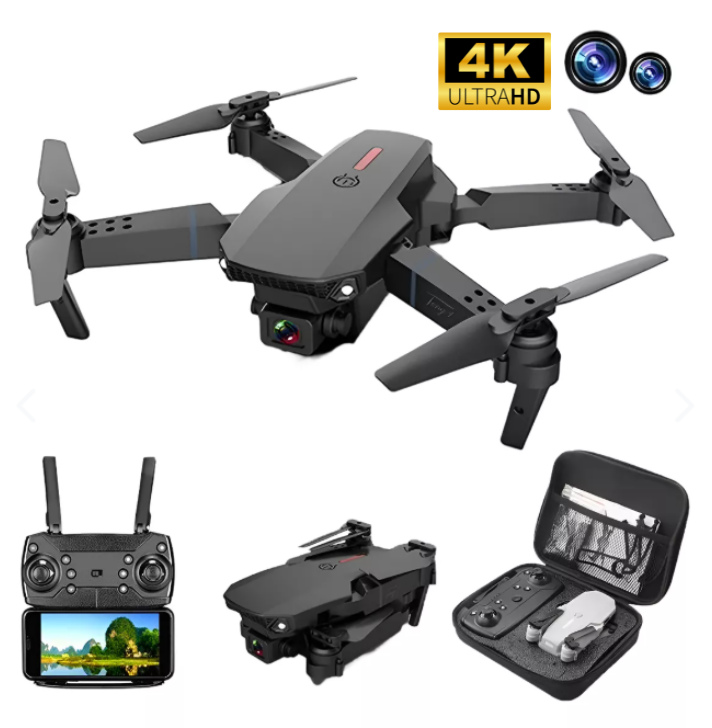 Dron PRO 4K WIFI + Control de Alta Definición - (BATERÍA Y ESTUCHE DE REGALO)